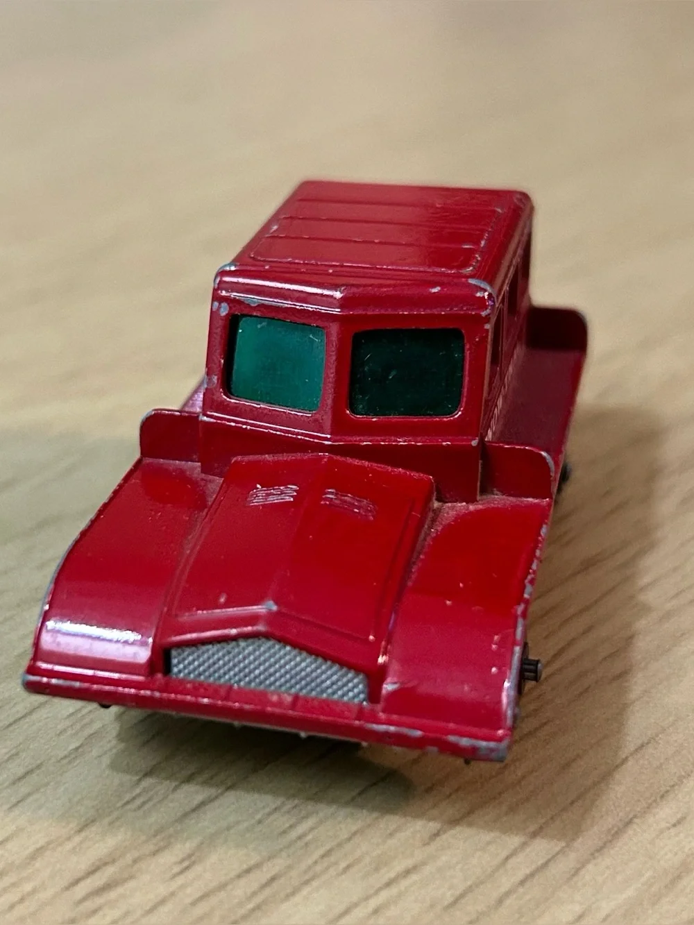 Snow Trac Tractor Matchbox Car